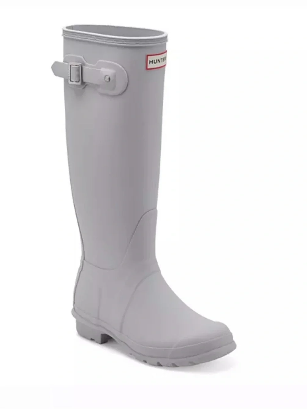 Hunter Light Grey Rain Boots Sz 9